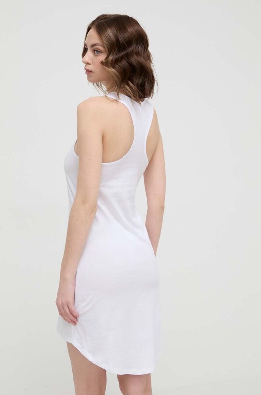 Bavlnené šaty Guess E3GP03.JA914 biela SS25