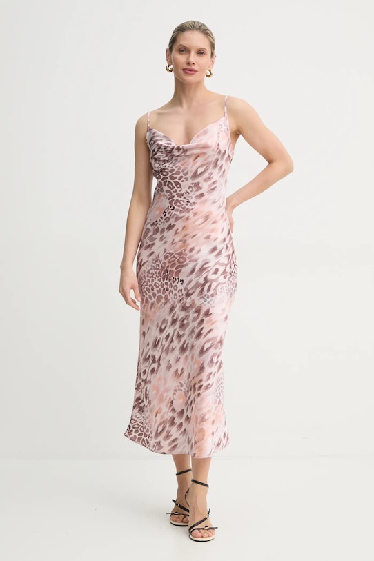 Guess sukienka różowy W3GK85.WD8G2