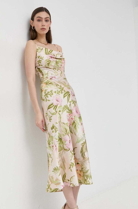 Šaty Guess AKILINA maxi zelená W3GK85.WD8G2