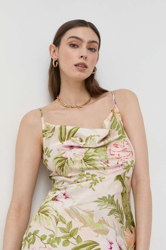 Guess rochie verde W3GK85.WD8G2