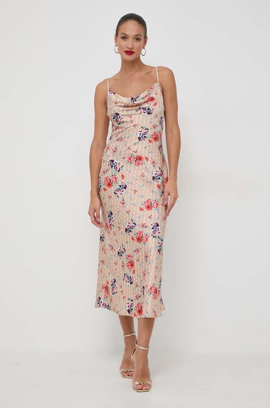 Guess sukienka AKILINA W3GK85.WD8G2 beżowy AW24