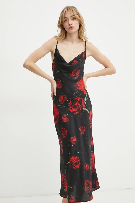 Obleka Guess črna W3GK85.WD8G2