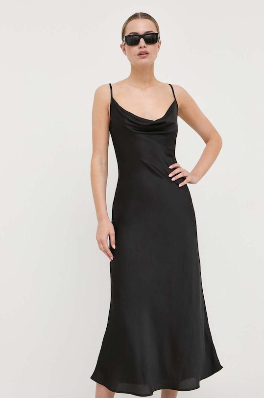 Guess rochie maxi negru W3GK85.WD8G2