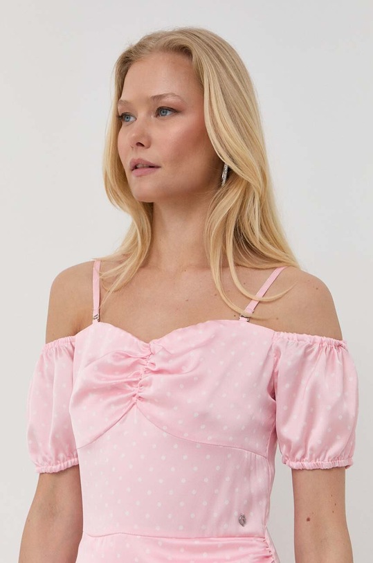 Guess sukienka różowy W3GK54.WD8G2
