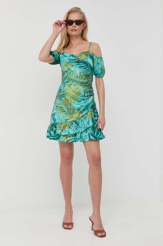 Guess sukienka W3GK54.WD8G2 turkusowy SS23