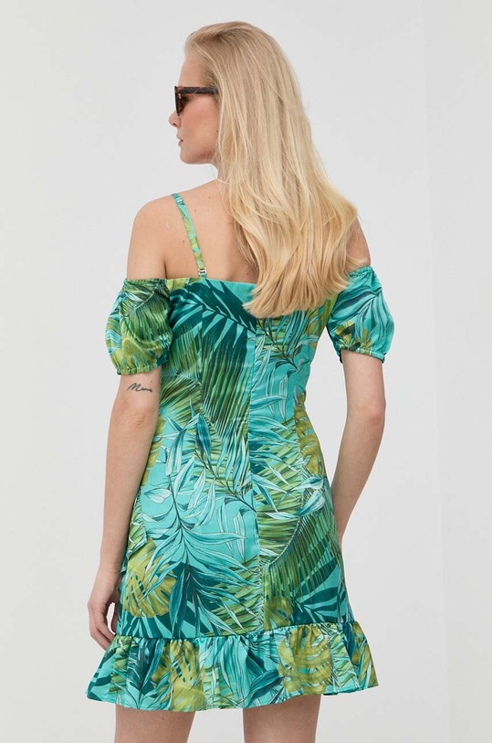 Odzież Guess sukienka W3GK54.WD8G2 turkusowy