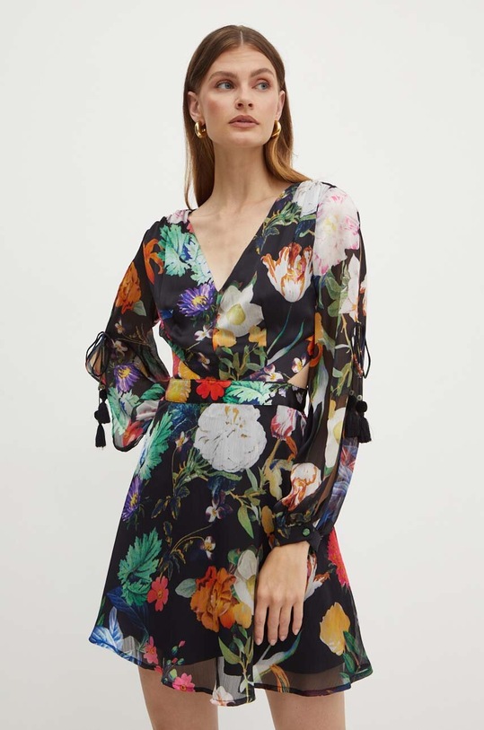 Guess sukienka czarny W3GK81.WCWF2