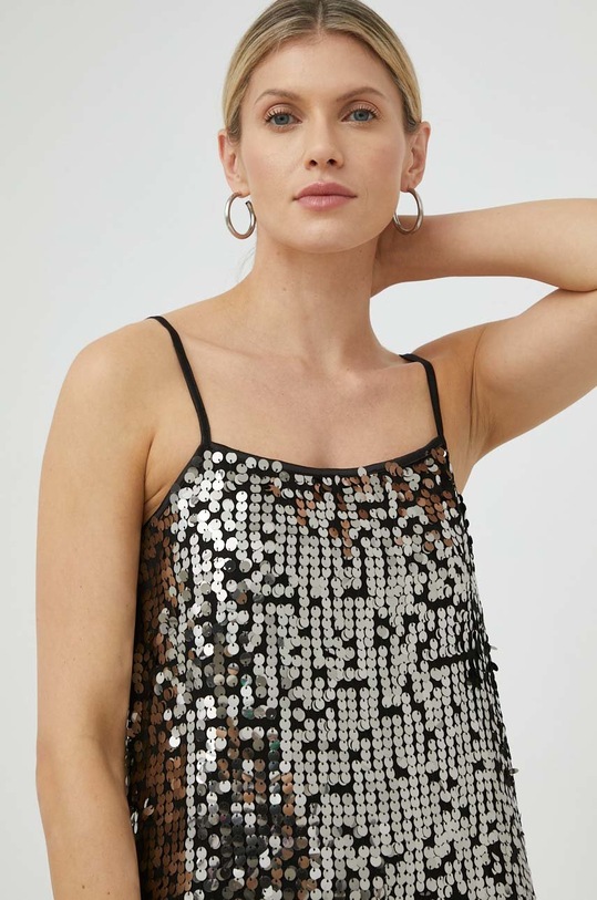 Gestuz rochie argintiu 10906669