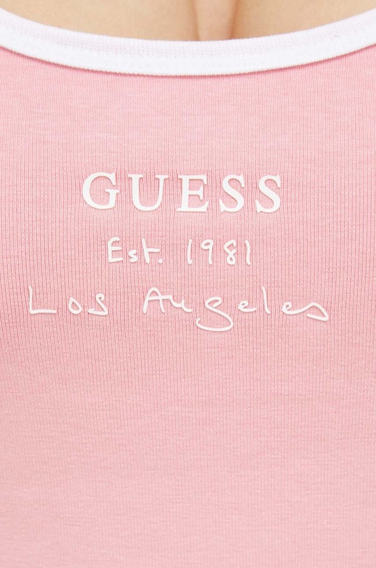 Guess sukienka V3GK02.KBP41 różowy