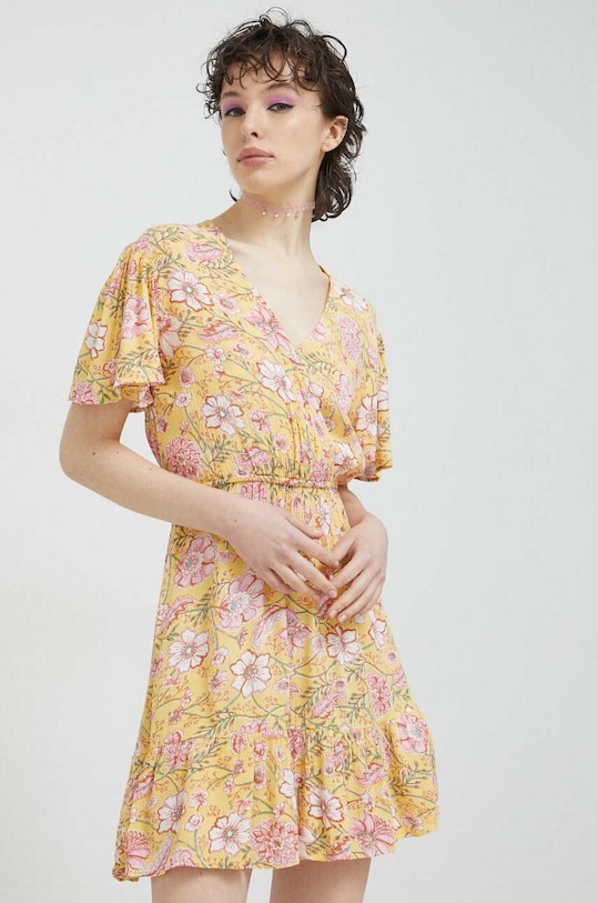 Billabong sukienka casual żółty EBJWD00120