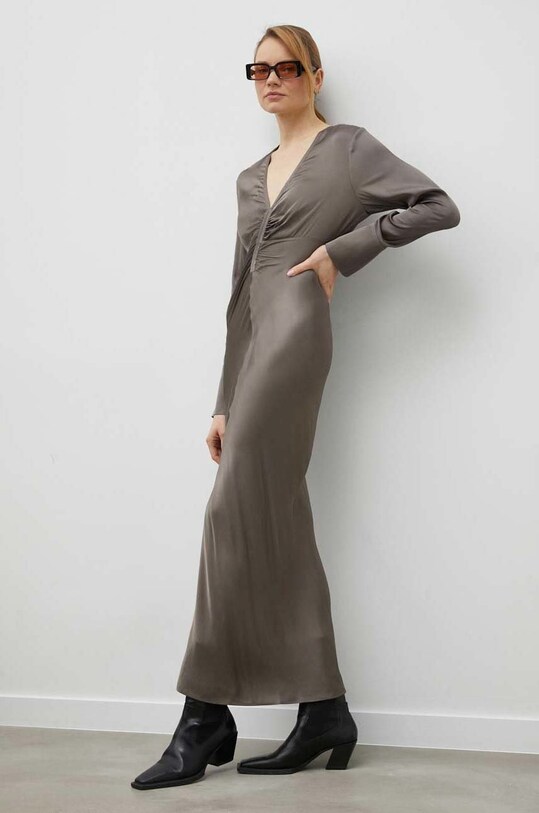 Herskind rochie maxi verde 4626370