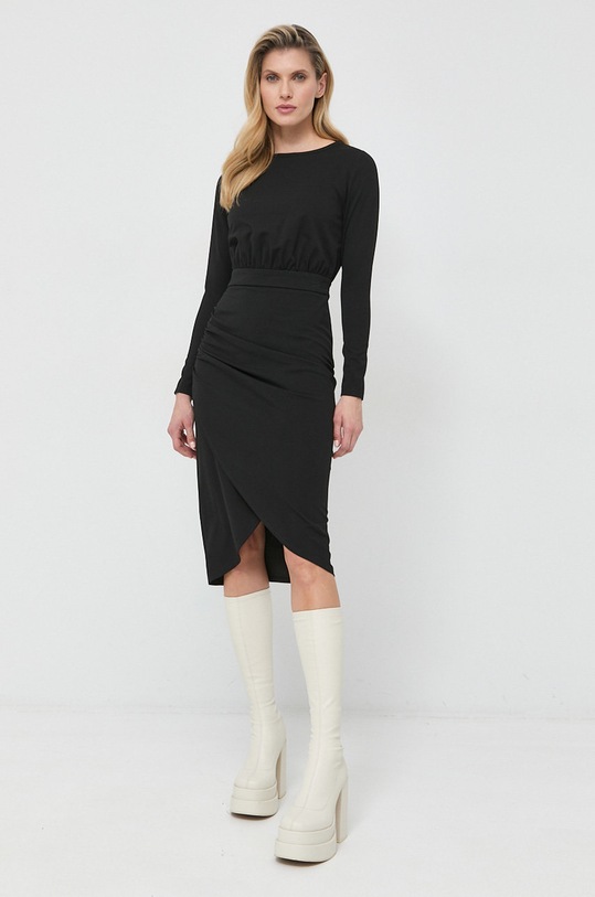 Karl Lagerfeld sukienka 230W1352 czarny SS23