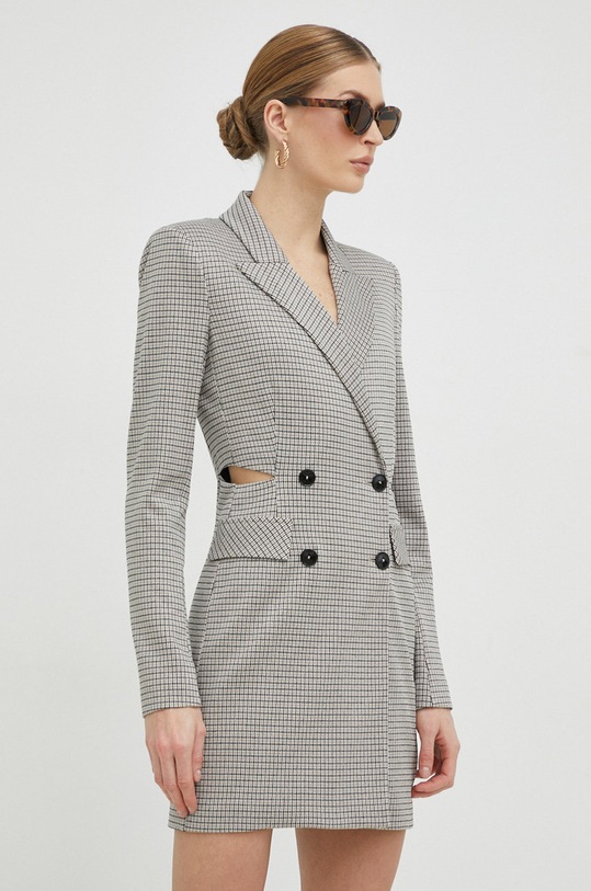 Patrizia Pepe sukienka wzorzyste czarny 8A1057.A204