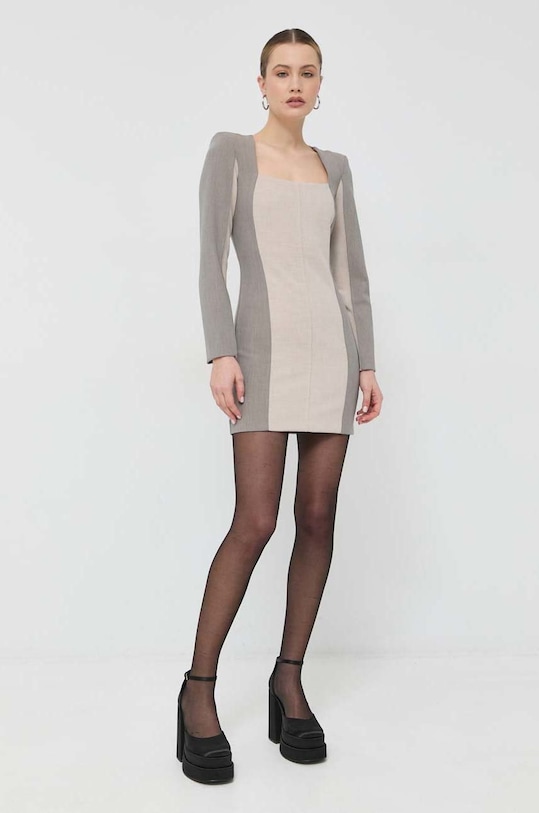 Patrizia Pepe rochie 8A1071.A215 bej SS23