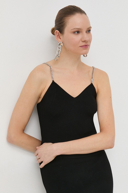 Top MICHAEL Michael Kors slim μαύρο MF260EM33D