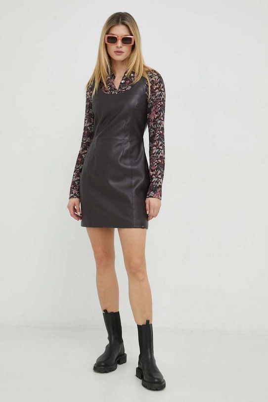 Šaty Levi's A4416.0000 hnědá SS23