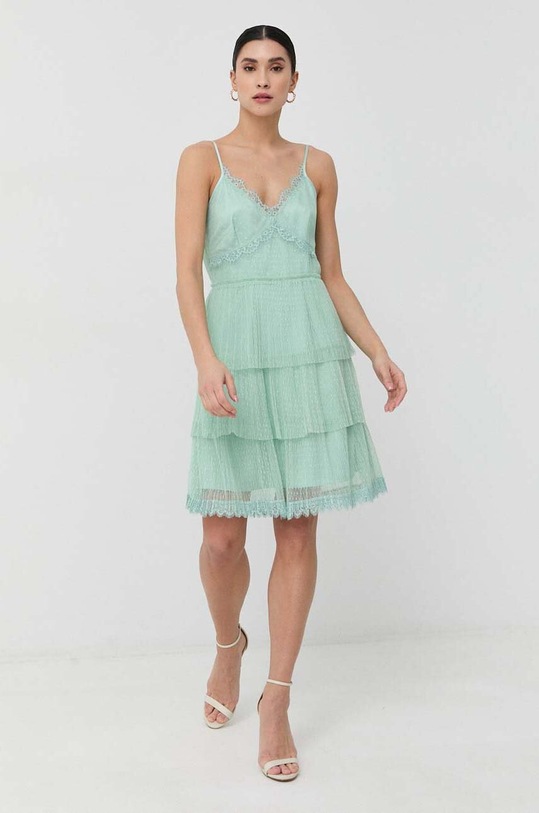 Twinset ruha vállas zöld 231TP2441