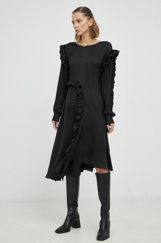 Remain rochie RM2206 negru SS23