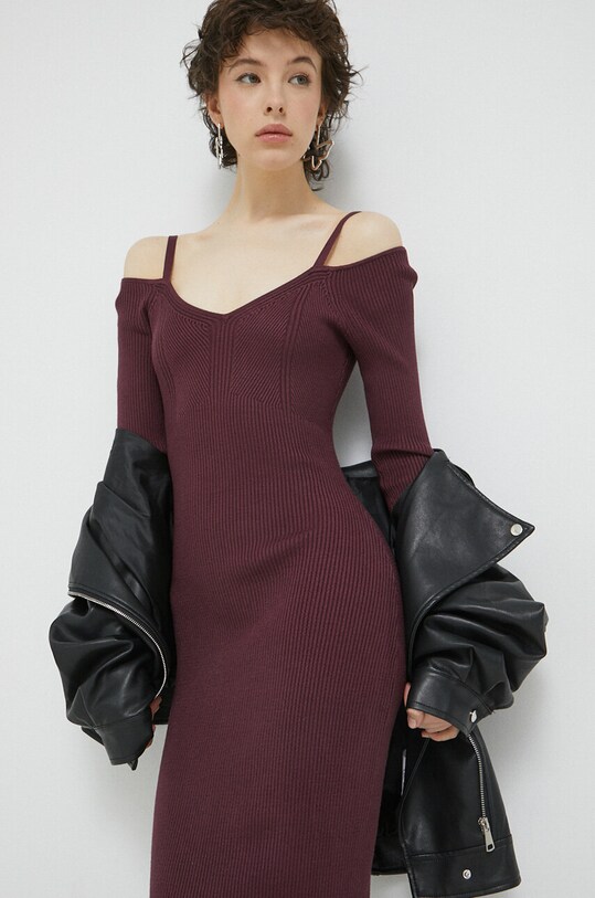 Îmbrăcăminte Abercrombie & Fitch rochie KI159.2896.620 burgundia
