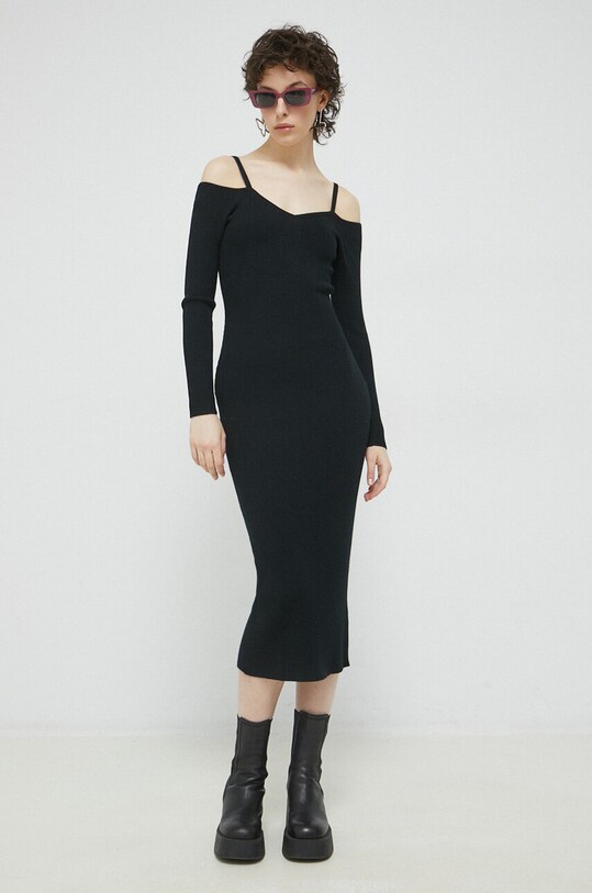 Abercrombie & Fitch rochie KI159.2896.900 negru SS23