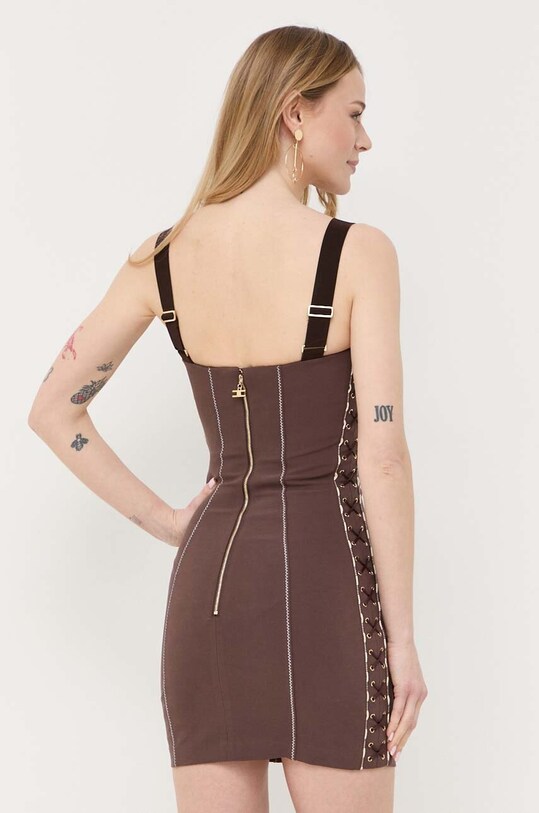 Odzież Elisabetta Franchi sukienka AB44132E2 brązowy