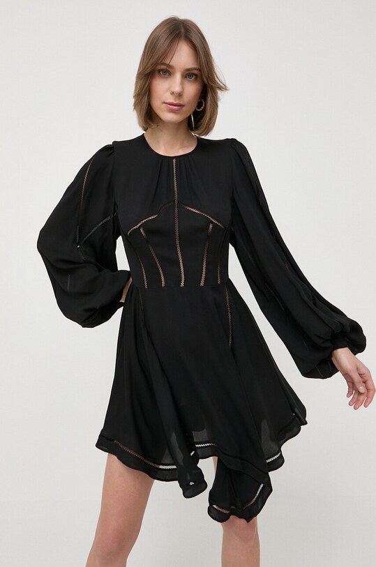 Elisabetta Franchi sukienka casual czarny AB45532E2