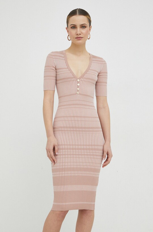 Elisabetta Franchi rochie mini roz AM66M31E2