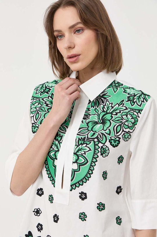 Red Valentino sukienka bawełniana biały 2R0VA23N6T4