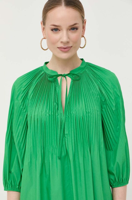 Obleka Red Valentino zelena 2R0VAHA0LUN