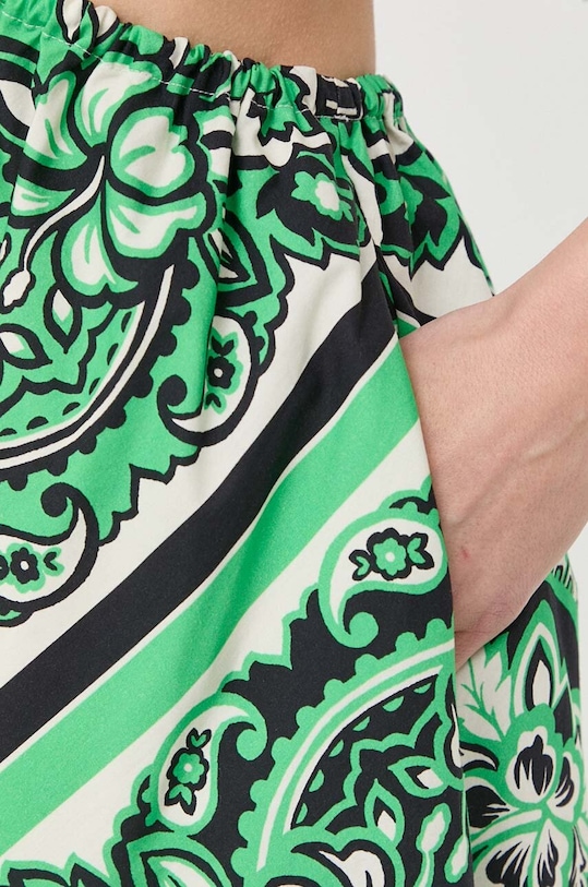Red Valentino rochie din bumbac 2R0VAHK06SM verde