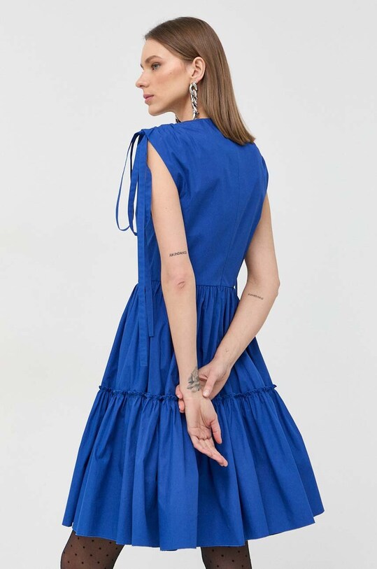 Одяг Бавовняна сукня Red Valentino 2R3VAGL06PD блакитний