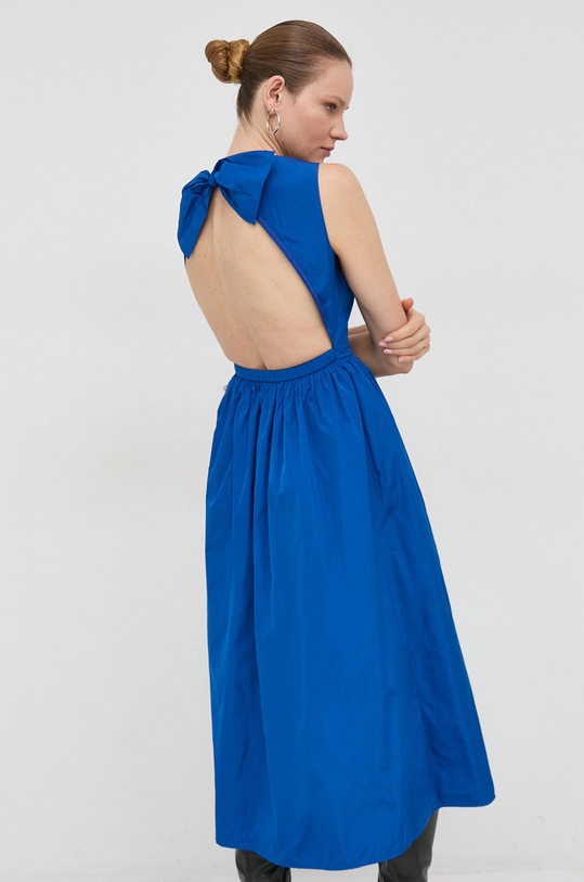 Odzież Red Valentino sukienka 2R3VAGQ91FP niebieski