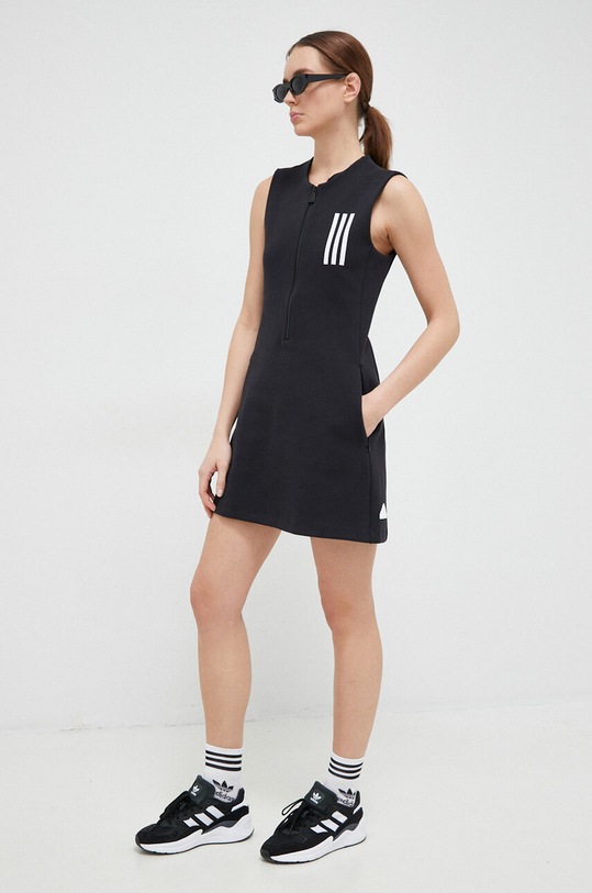 adidas sukienka HU0237 czarny SS23