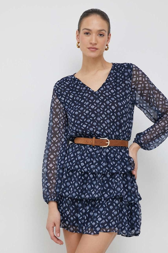 Pepe Jeans sukienka Eyra casual granatowy PL953255.0AA