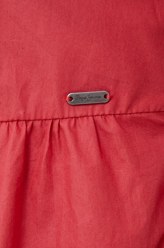 Pepe Jeans sukienka bawełniana Bella PL953238.217 czerwony