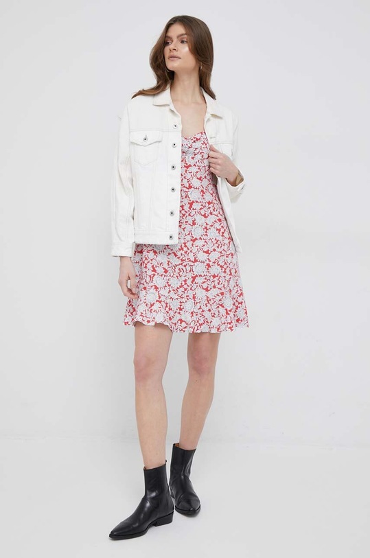 Pepe Jeans rochie Pavana PL953298.0AA rosu SS23