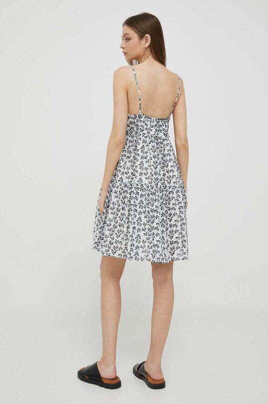 Odzież Pepe Jeans sukienka PRIXTON PL953309.0AA biały