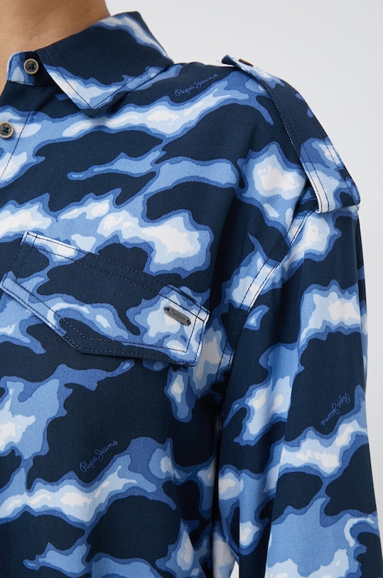 Šaty Pepe Jeans Burnet PL953243.0AA námořnická modř