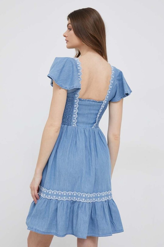 Odzież Pepe Jeans sukienka jeansowa Adele PL953221.551 niebieski