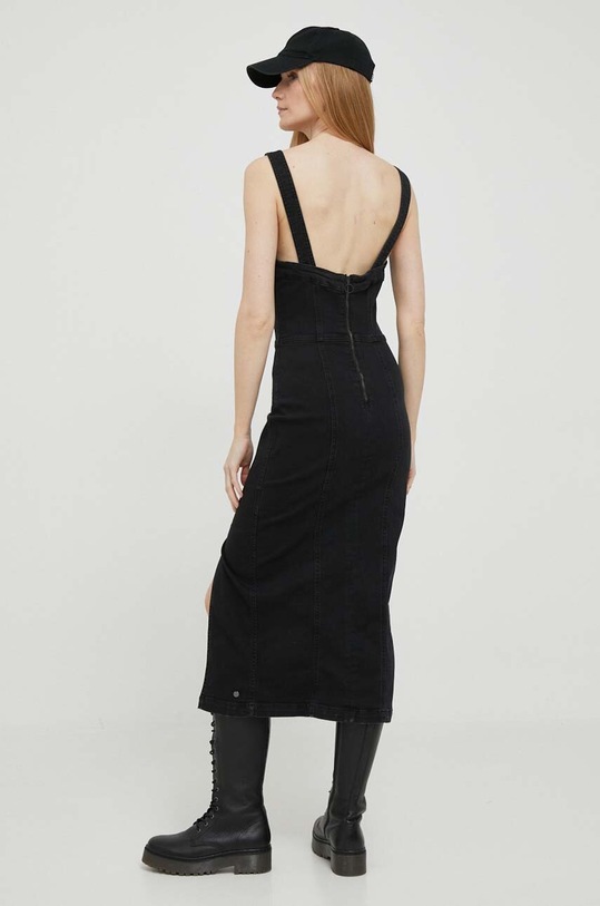 Odzież Pepe Jeans sukienka jeansowa Nuria PL953294.000 czarny