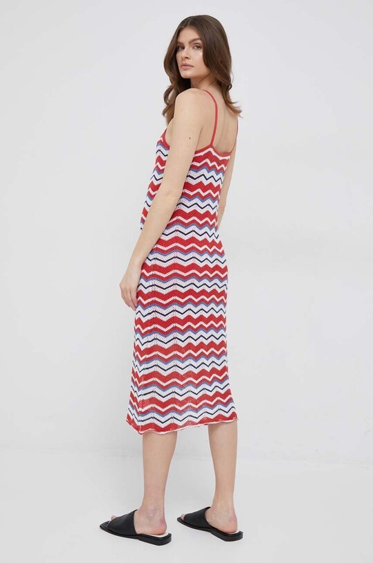 Одежда Платье с примесью шелка Pepe Jeans Frida PL953261.217 красный