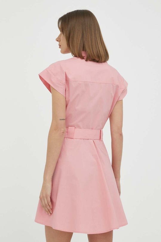 Одяг Бавовняна сукня Trussardi 56D00719.1T006183 рожевий