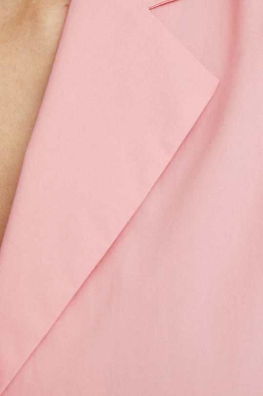 Бавовняна сукня Trussardi 56D00719.1T006183 рожевий