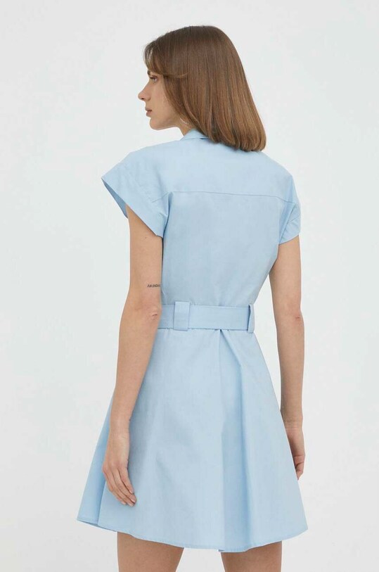 Odzież Trussardi sukienka bawełniana 56D00719.1T006183 niebieski