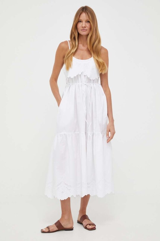 Φόρεμα Twinset casual λευκό 231TT2300