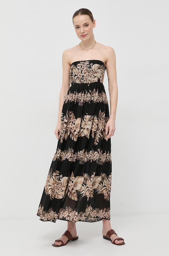 Хлопковое платье Twinset 231TT2450 чёрный SS23