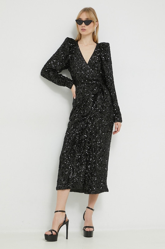 Rotate rochie maxi negru RT2294