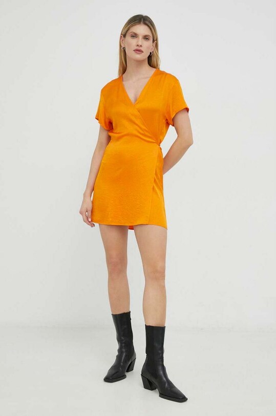 Šaty American Vintage WID14IE23 oranžová SS23