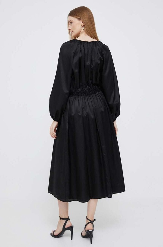 Îmbrăcăminte Dkny rochie din amestec de matase P3AB5R89 negru