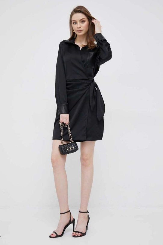 Рокля Dkny P3ABRODB черен SS23